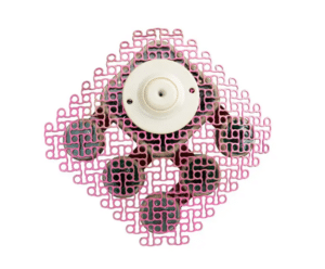 Photo de l'implant Sonocloud, utilisé comme traitement contre le glioblastome